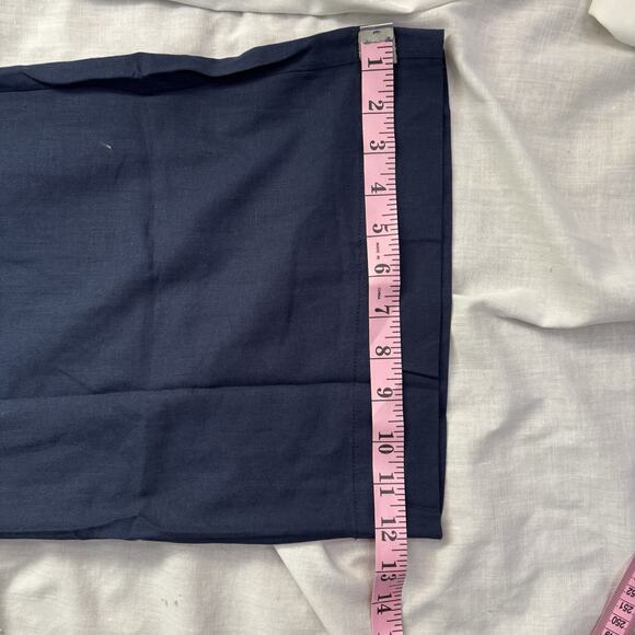 ANDIE SWIM Resort Wear- The pant- Linen - Midnight Navy Blue Size Large- NWT - Picture 8 of 9